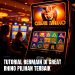 Slot Great Rhino menampilkan tema safari Afrika